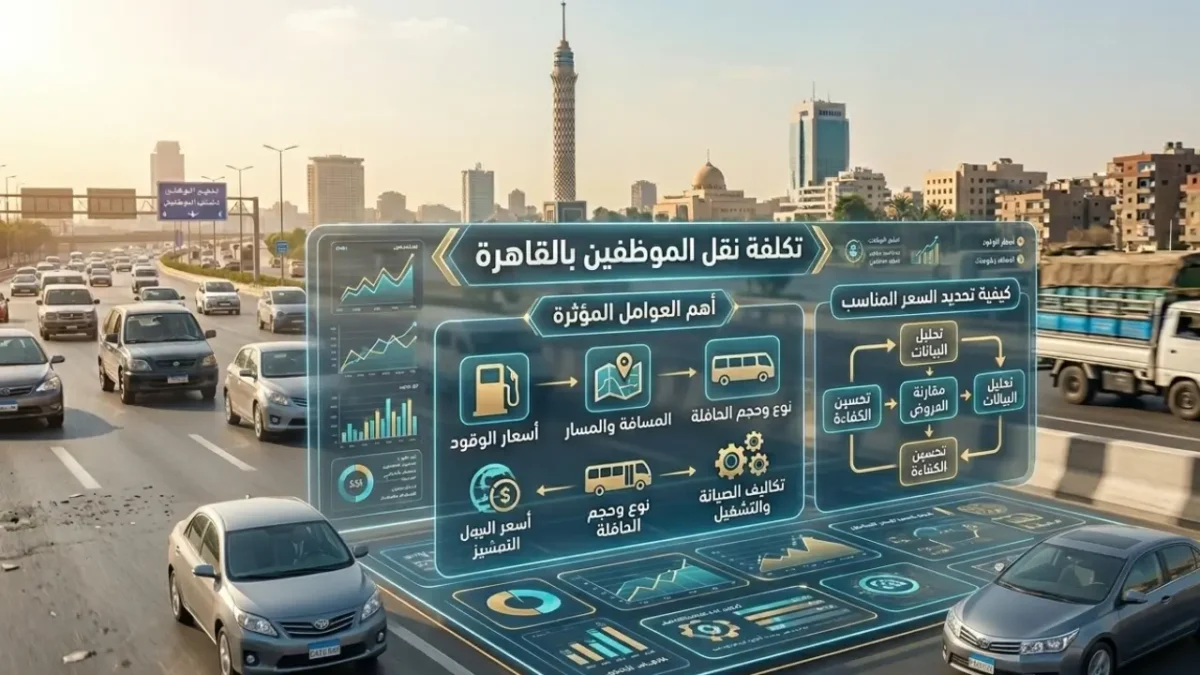 كم تبلغ تكلفة نقل الموظفين بالقاهرة؟