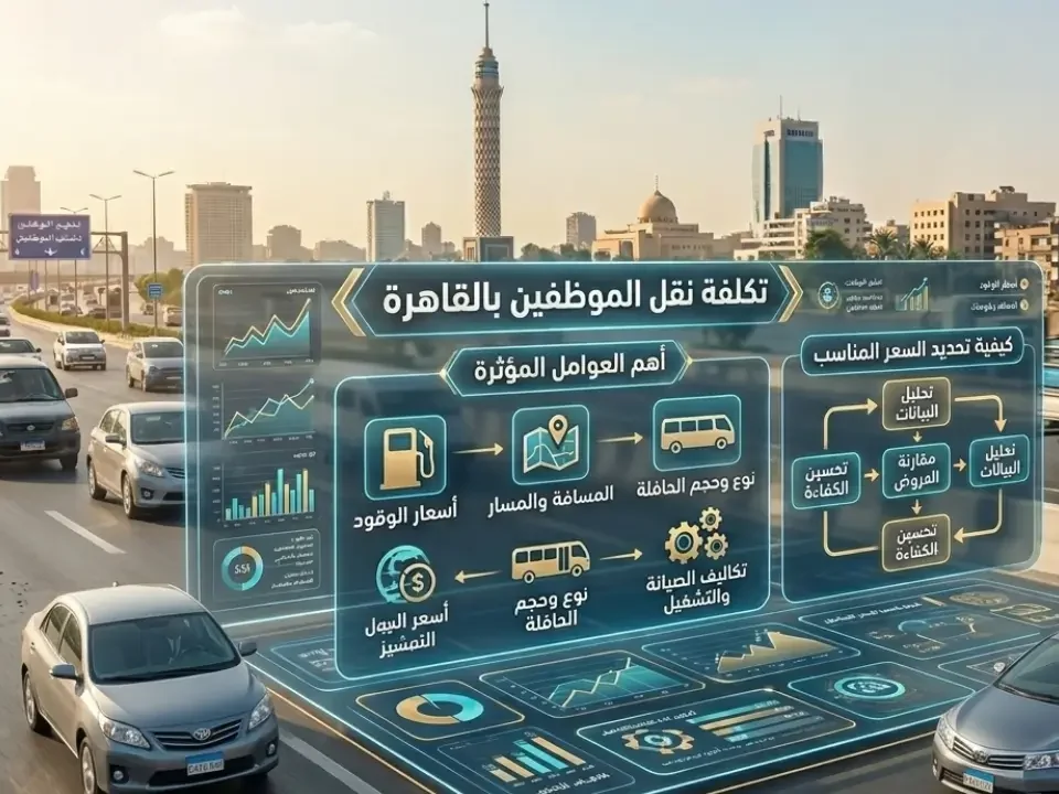 تكلفة نقل الموظفين