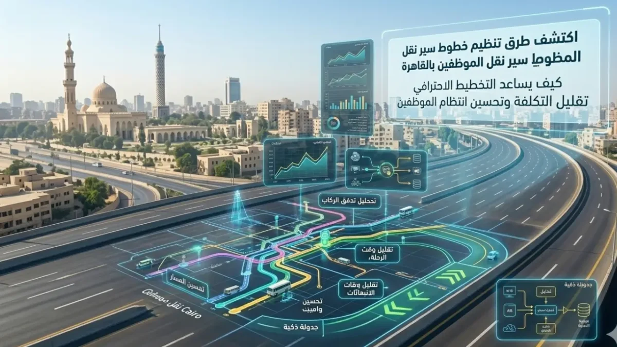 تنظيم خطوط سير نقل الموظفين